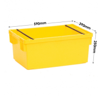 PLAS M712/SN Stacking and Nesting Storage Box (590 x 390 x 250mm) 49.5 Litres