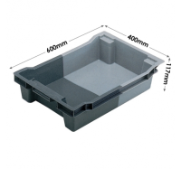 11018 (180 Degree) Euro Stacking and Nesting Containers 18 Litres (600 x 400 x 117mm)