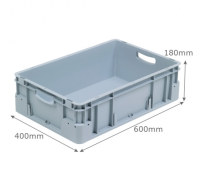 BK-SV64/18* Silverline Range (600 x 400 x 180mm) 30 Litre Euro Stacking Container