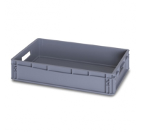 PLASEG64/12* Auer Grey Range With Hand Holes 24 Litres (600 x 400 x 120mm)