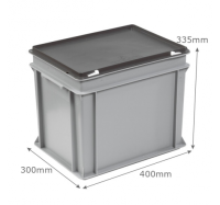 3-205-0-CASE Grey Range Euro Container Case - 30 Litres (400 x 300 x 335mm)