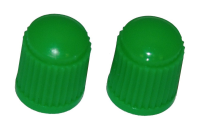 Green Plastic Caps Qty 100