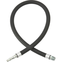 PCL Anti Whip Hose 0.6m of 7mm i/d Hose (Standard Adaptor One End & Male Thread R 1/4 Other End)