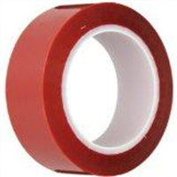 850RD Red Polyester Silicone Tape