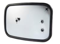 Unbreakable mirrors  Front of ballistics mirror