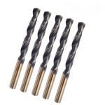 3/8" (9.525mm) High Speed Steel Industrial Quality Drill Bits – Pack of 5
