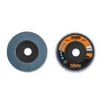 5 x Beta Tools 11200A40 115mm (4.1/2") Zirconium Flap Grinding Discs Z40 Coarse