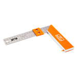 Bahco 9048-200 Carpenters Square With Stainless Steel Blade & Sliding Marker 200mm