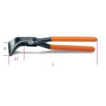 Beta “1078” 45 Degree Curved Wide Blade Tinsmith’s Pliers