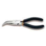 Beta “1168” Extra Long Bent Needle Knurled Noe Pliers – 200mm Long