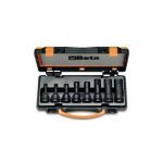 Beta “720ME/C8" 8 Pce. 1/2” Dr. Hexagon Impact Socket Driver Ser