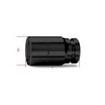 Beta “729L” 1" Dr. Hexagon Impact Socket – 41mm Long Series