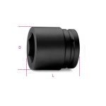 Beta “730” 1.1/2" Dr. Hexagon Impact Socket – 100mm