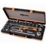 Beta “920A/C21X” 1/2" Dr. 21 Pce. Socket & 6 Pce. Accessory Set