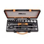 Beta “920B/C12" 1/2” Dr. 12 Pce. Bi -Socket and 5 Pce. Accessory Set