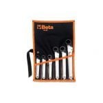 BETA 120 6 Pce. RATCHET OPENING SINGLE ENDED BI-HEXAGON (12 POINT ) SPANNER SET 10 – 22mm