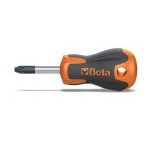 Beta 1209EN/PZ Evox Stubby Pozi Screwdriver PZ1 x 30mm