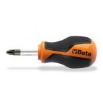 Beta 1269N/PZ Grip Stubby Pozi Screwdriver PZ1 x 30mm