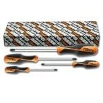 Beta 1269PZ/S4 Grip 4 Piece Pozi Screwdriver Set