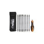 Beta 1281GB-TX/A8 9 Piece Interchangeable Screwdriver Blades with Screwdriver Handle Set