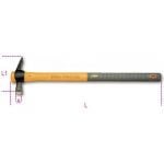BETA 1376XT PLASTIC HANDLE CLAW HAMMER WITH SQUARE PEIN 250g