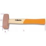 BETA 1385 WOODEN HANDLE COPPER HEAD HAMMER 1000g