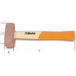 BETA 1385 WOODEN HANDLE COPPER HEAD HAMMER 1500g