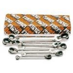 Beta 142AS/8 8 Piece Reversible Ratchet Spanner Set 5/16"-3/4" AF