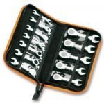 Beta 142C/A12 12 Piece Stubby Ratcheting Combination Spanner Set 8-19mm