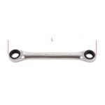 BETA 195 FLAT BI-HEX DOUBLE ENDED RATCHETING SPANNER 12x13mm