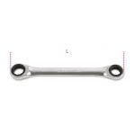 BETA 195AS FLAT BI-HEX DOUBLE ENDED RATCHETING RING SPANNER 5/16" X 3/8"