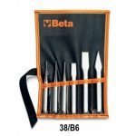 Beta 38/B6 6 Piece Punch & Chisel Set Supplied In Wallet