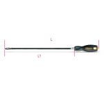 BETA 897L 1/4" LONG FLEXIBLE BIT HOLDER WITH SCREWDRIVER HANDLE