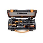 BETA 900AS/C10 1/4" Dr. 17 Pce. HEXAGON SOCKET AND ACCESSORY SET 3/16" – 9/16" AF