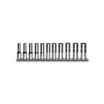 BETA 920AL/SB11 1/2" Dr. LONG HEXAGON (6 POINT) SOCKET SET SUPPLIED ON A RAIL 10-22mm