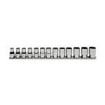BETA 920B/SB13 1/2" Dr. BI-HEXAGON (12 POINT) SOCKET SET SUPPLIED ON A RAIL 10 – 22mm