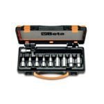 BETA 920PE/C10 1/2" Dr. 10 Pce. HEXAGON BIT SOCKETS SUPPLIED IN PLASTIC CASE 4 – 19mm
