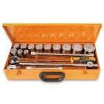 Beta 928A/C12 3/4" Drive 17 Piece Metric Socket Set Supplied In a Metal Case 22 – 55mm