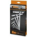 Beta 951/S6 6 Piece Metric T-Handled Hexagon Key Set 2.5 – 8mm
