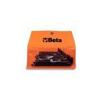 BETA 97RTX/B8 8 Pce. OFFSET TAMPER RESISTANT TORX KEY SET T9 – T40