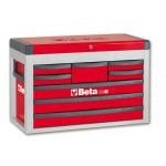 Beta C23SC 8 Drawer Portable Tool Chest / Top Box Red