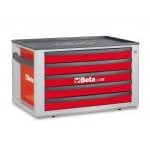 Beta C23ST 5 Drawer Portable Tool Chest / Top Box Red