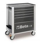 Beta C24S/6 6 Drawer Mobile Roller Cabinet Grey