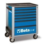 Beta C24S/7 7 Drawer Mobile Roller Cabinet – Blue
