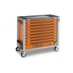 Beta C24SA-XL/9 9 Drawer Extra Long Roller Cabinet With Anti-Tilt System Orange