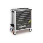 Beta C24SA/7 MOBILE ROLLER CABINET WITH 7 DRAWERS AND ANTI-TILT SYSTEM GREY