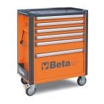 Beta C37/6 6 Drawer Mobile Roller Cabinet – Orange