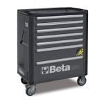 Beta C37A/7 7 Drawer Mobile Roller Cabinet With Anti-Tilt System – Grey