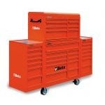 Beta C38C 33 Drawer Mobile Roller Cabinet XL Stack – Red