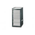 Beta C38L 7 Drawer Side Cabinet In Grey